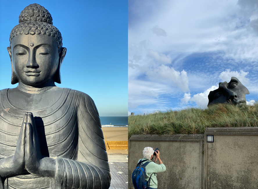 Boeddha en kunst in beeld, fotowandeling Scheveningen