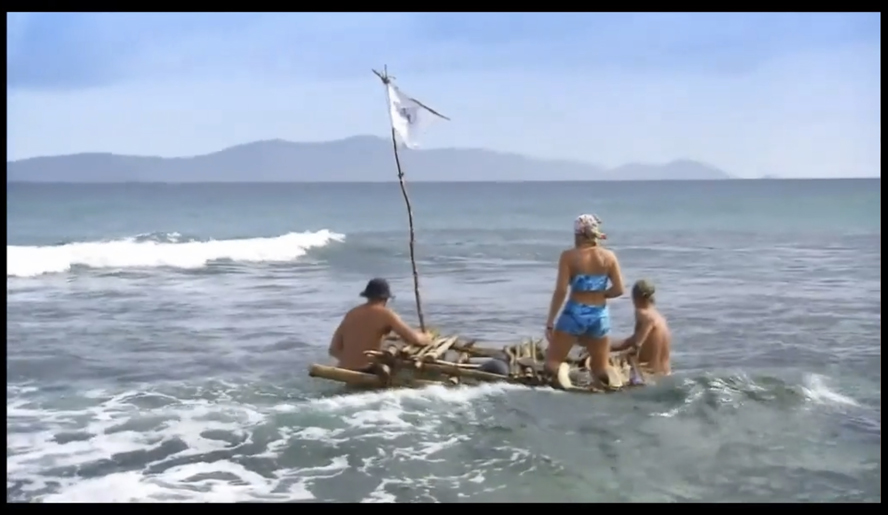 Million Dollar Island - Daisy, Fons en Mitch op open zee - West Nalaut Island
